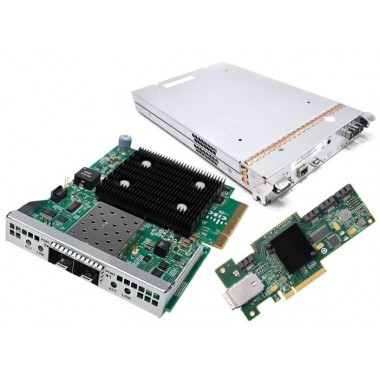 HBA-адаптер Broadcom/LSI 9400-8i8e SGL PCIe 3.1 x8 LP, Tri-Mode SAS/SATA/NVMe 12G HBA, 16port(2*int SFF8643+2*ext SFF8644), 3516 IOC, 1 year (05-50031-02)