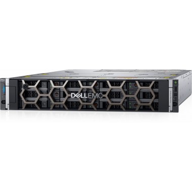 Сервер Dell PowerEdge R750 / 2 х Intel Xeon Silver 4309Y 8C 105W 2.8GHz / 4 х 32GB RDIMM, 3200MT/s, Dual Rank / 2 х 800GB + 2 х 1.92TB + 6 х 16TB SSD SAS